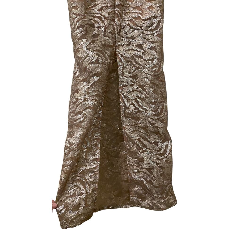 House of CB Giada Maxi Dress Gown Small Embroidered Sequin Formal Cocktail Party - Picture 13 of 16